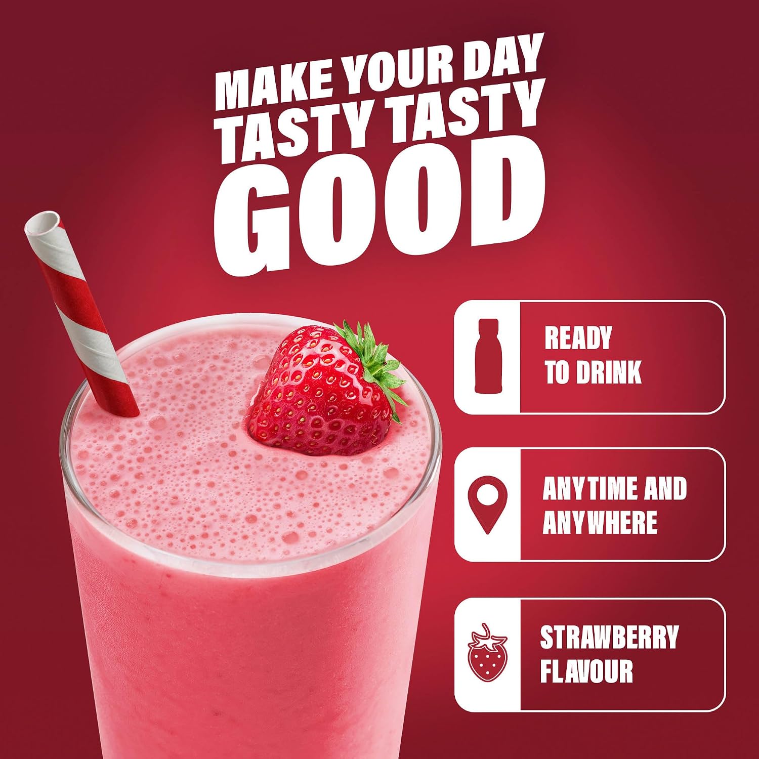 SlimFast Strawberry Protein Meal Shake